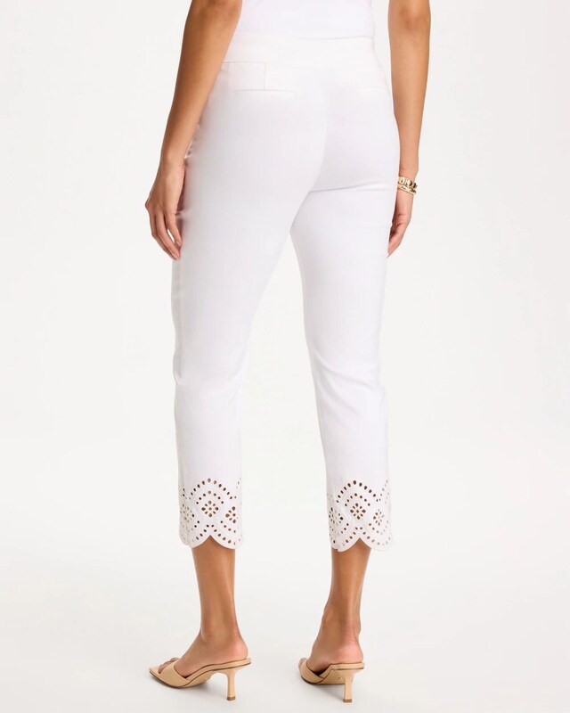 Brigitte Slim Scalloped Ankle Pants - image 3
